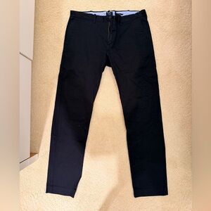 J. crew Men's Black Slim Chino jeans pants Driggs 32x30